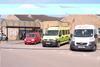 Grantham Hospital ambulances